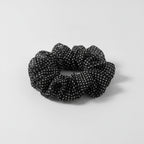 Hair Claw Clip - Black Polka Dot
