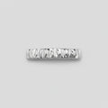 White Marbled Textured Hair Clip Barrette