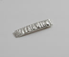 White Marbled Textured Hair Clip Barrette – hair accessories (view 1)