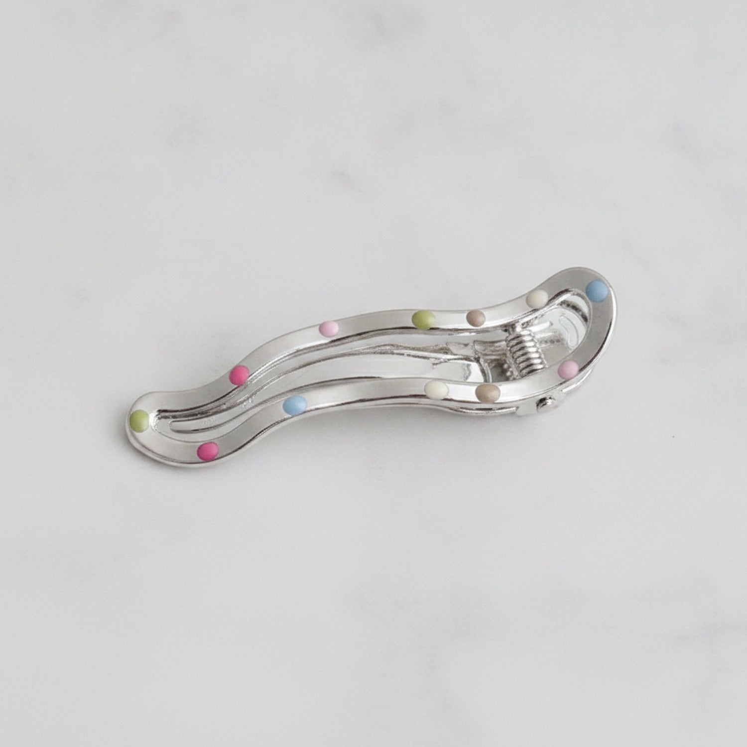 Colorful Beaded Hair Claw Clip Statement