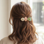Pressed Flower Resin Hair Clip Set