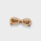 Wooden Butterfly Hair Clip With Rhinestones