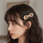 Wooden Butterfly Hair Clip With Rhinestones – hair accessories
