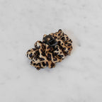 Leopard Print Hair Claw Clip With Charm – hair accessories (view 3)