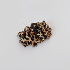 Leopard Print Hair Claw Clip With Charm – hair accessories (view 1)