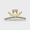 Antler Pearl Rhinestone Hair Claw - Rhinestone Deer Antler Claw Clip – hair accessories (view 1)