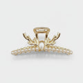 Antler Pearl Rhinestone Hair Claw - Pearl Deer Antler Claw Clip – hair accessories (view 1)
