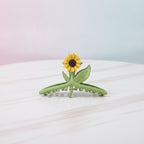 Sunflower Yellow Hair Claw Clip – hair accessories (view 2)
