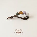 Gemstone Tortoiseshell Hair Claw Clip - Multistone Mix