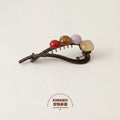 Gemstone Tortoiseshell Hair Claw Clip - Jewel Tone Mix