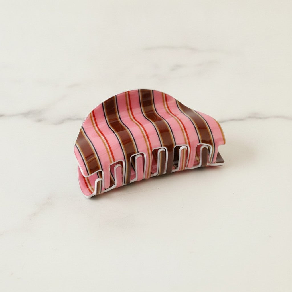 Metal Claw Hair Clip - Red – hair accessories (view 3)
