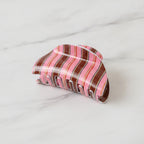 Metal Claw Hair Clip - Red
