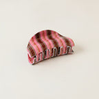 Metal Claw Hair Clip - Red