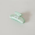 Sage Green Butterfly Hair Claw With Rhinestones – hair accessories (view 1)