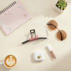 Hair Claw Clip With Bows - Gun C Letter - Hanger #4 – hair accessories (view 2)