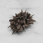 Brown Spiked Floral Hair Claw Clip – hair accessories (view 3)