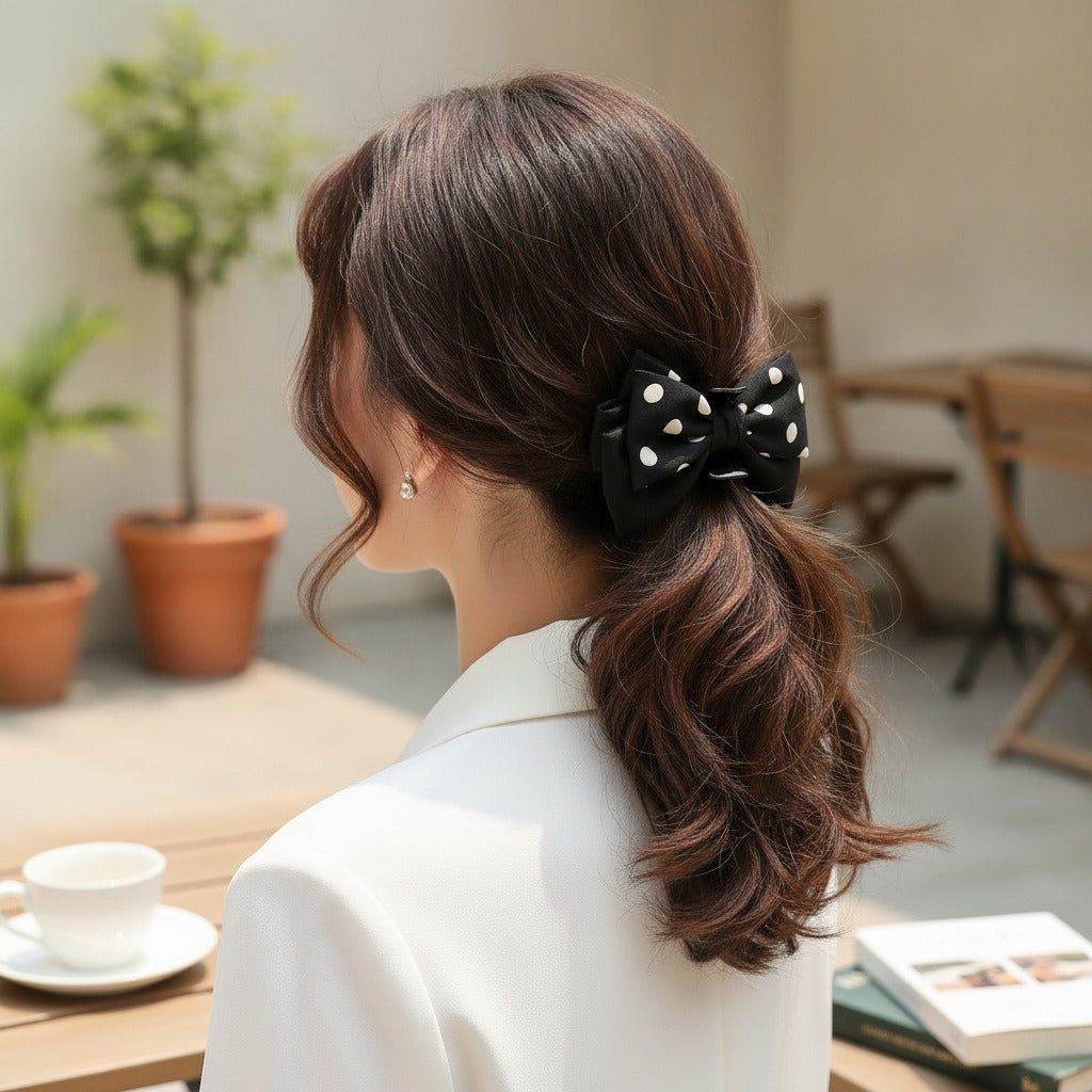 Hair Claw Clip - Black – hair accessories (view 2)