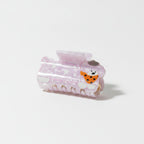 Star Teddy Bear Hair Claw Clip - Pink Dog