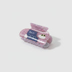 Star Teddy Bear Hair Claw Clip - Purple