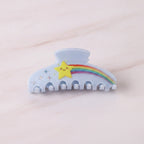 Star Pearl Hair Claw - Blue Star Rainbow Hair Clip #4