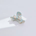 Beaded Hair Claw Clip - Blue Pink 9.6cm