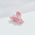 Beaded Hair Claw Clip - Pink 9.6cm