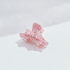 Beaded Hair Claw Clip - Pink 9.6cm