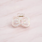 Butterfly Acrylic Hair Claw Clip - Rainbow Blue 8.9cm