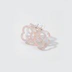 Butterfly Acrylic Hair Claw Clip - Rainbow Blue 8.9cm