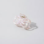 Butterfly Acrylic Hair Claw Clip - Rainbow Green 8.9cm