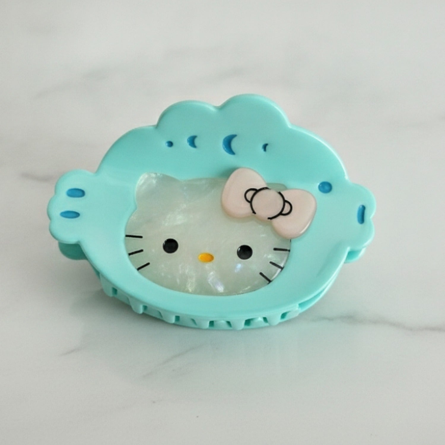 Hello Kitty Hair Claw Clip - Blue 8.5cm