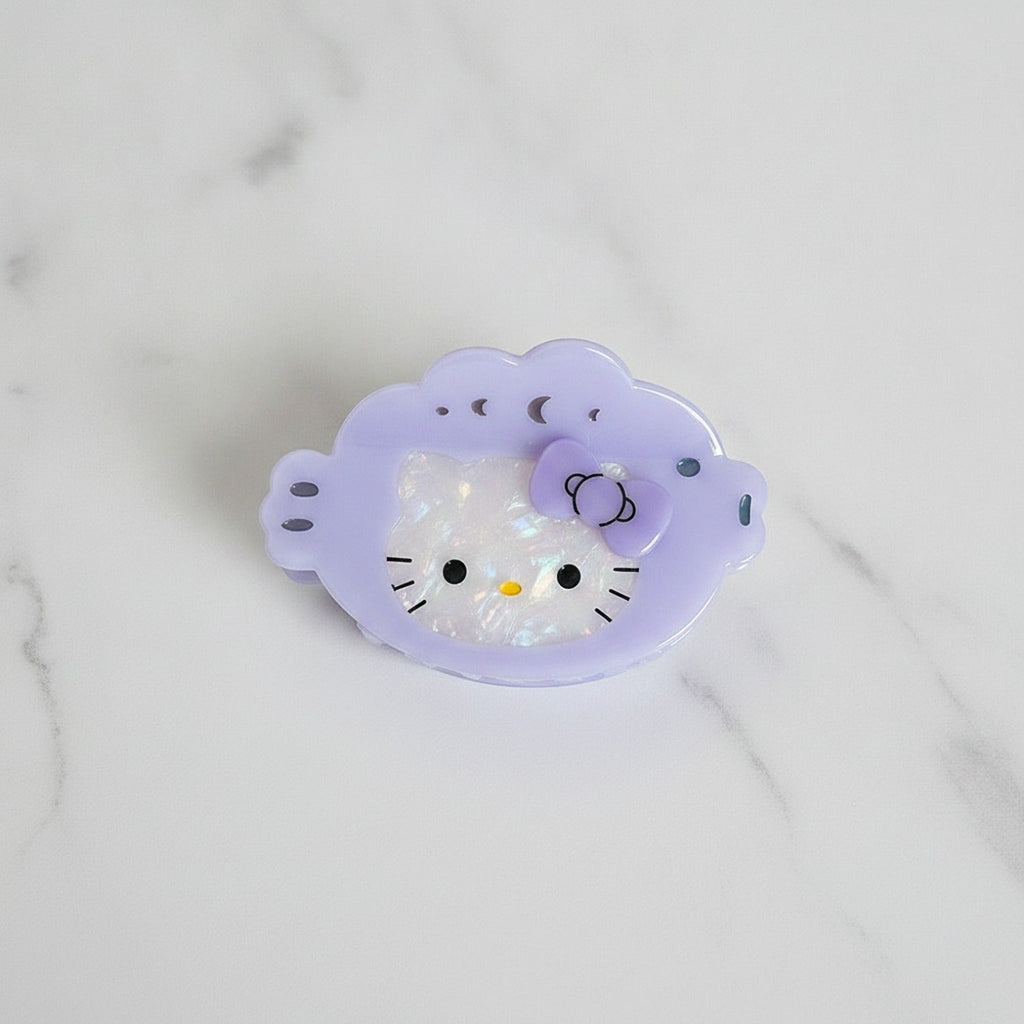 Hello Kitty Hair Claw Clip - Purple 8.5CM