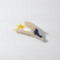 Shell Hair Claw With Starfish Charm - 12cm
