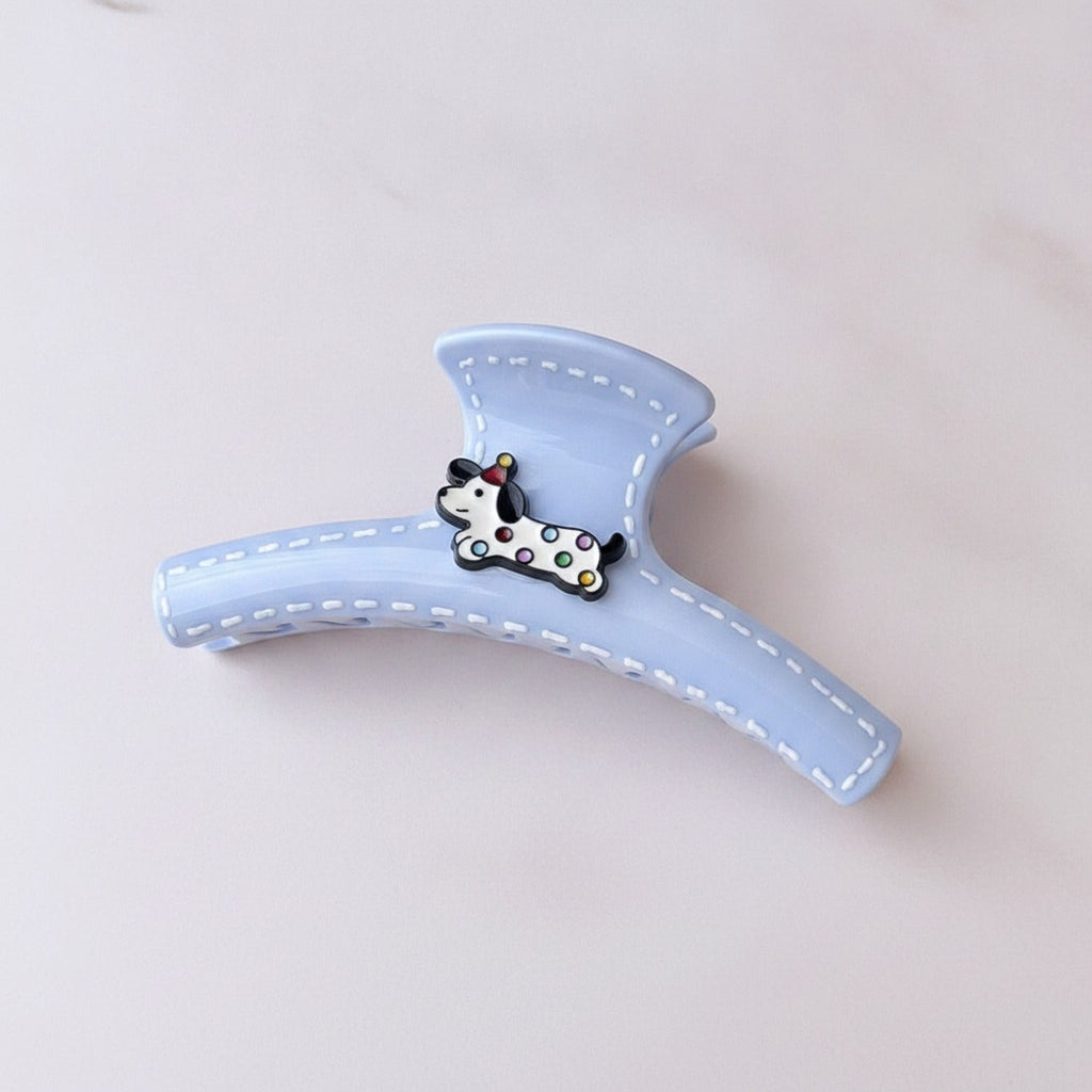 Cow Charm Hair Claw Clip - 11.8cm