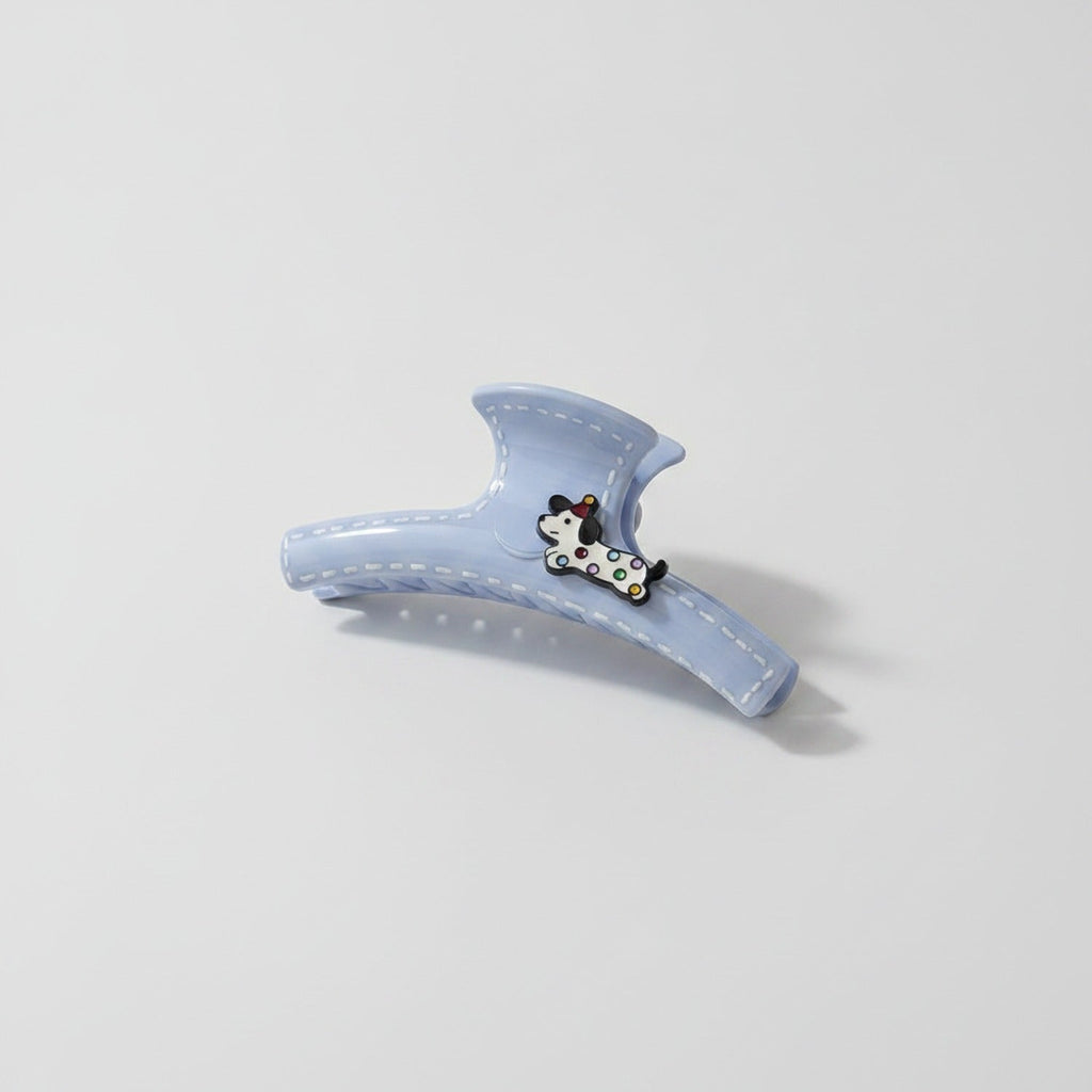 Cow Charm Hair Claw Clip - 11.8cm