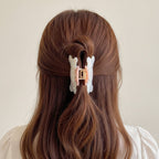 Pink Rhinestone Angel Wing Hair Claw – hair accessories (view 3)
