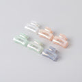 Mini Claw Clip Set – 6 Pack - Pink & Taupe
