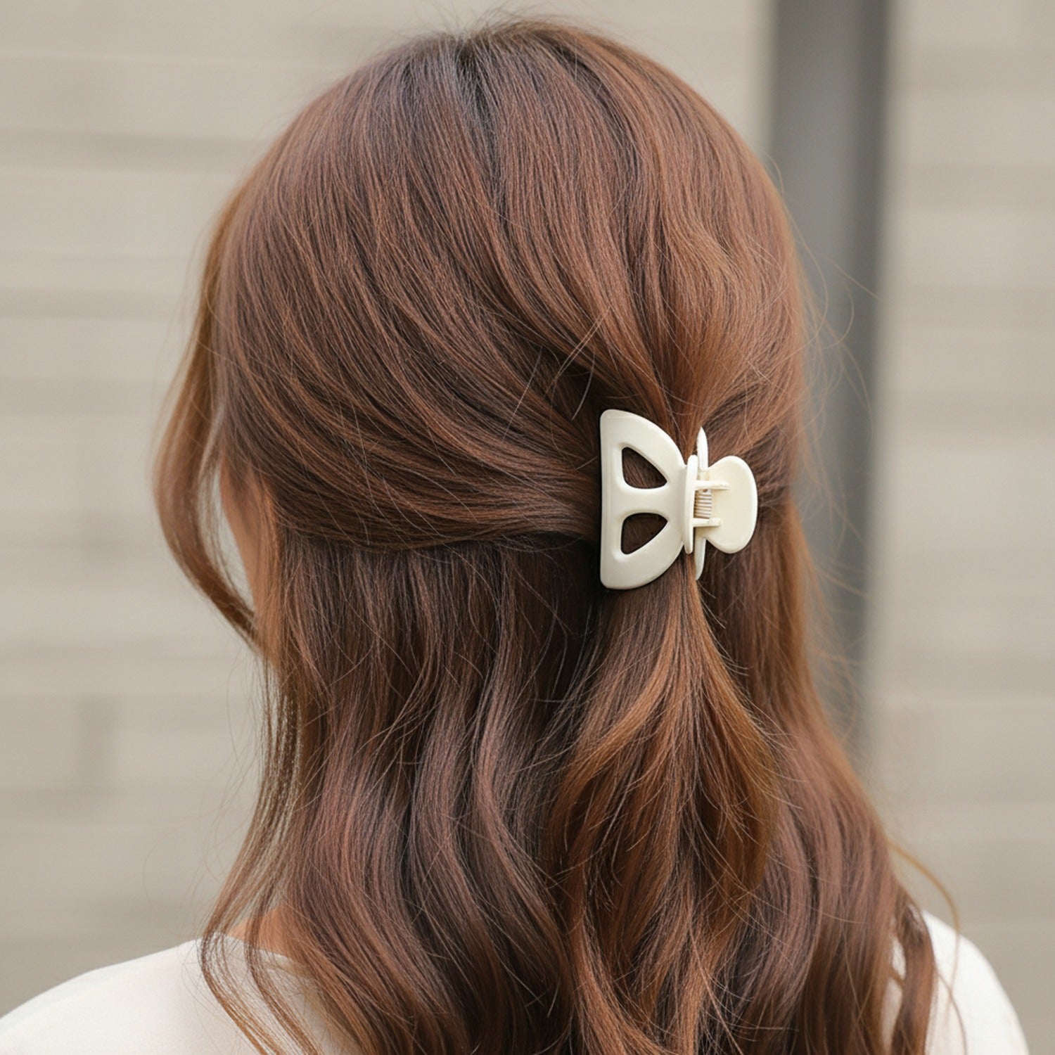 Cream Handmade Pearl Hair Clips Set