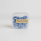 Blue Wavy Hair Clips Hand Made Set – hair accessories (view 1)