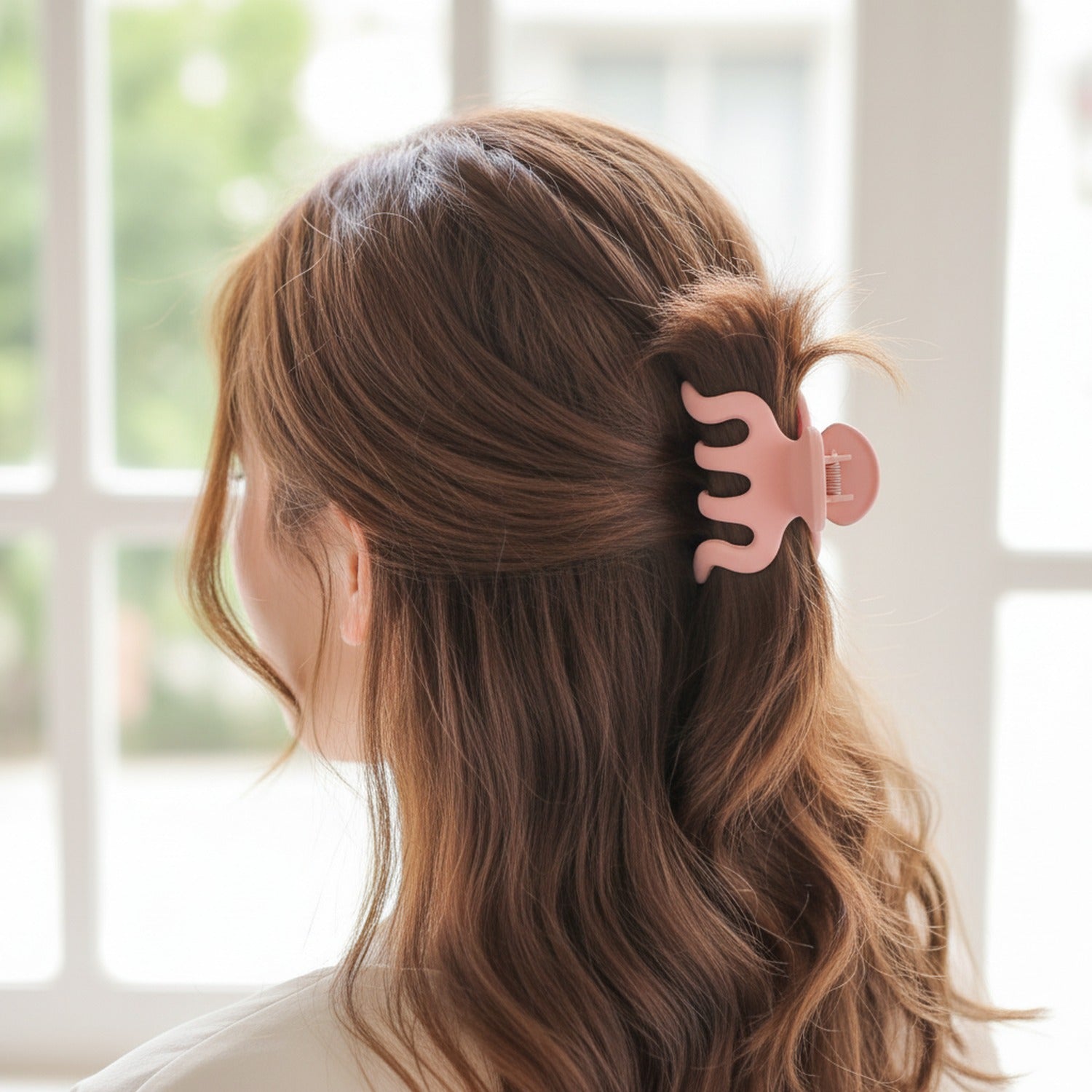 Pink Claw Hair Clips Hand-Made Set