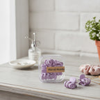 Purple Wavy Hair Clips Set Hand Made – hair accessories (view 2)