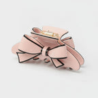 Bow Claw Hair Clip - Pink Bow