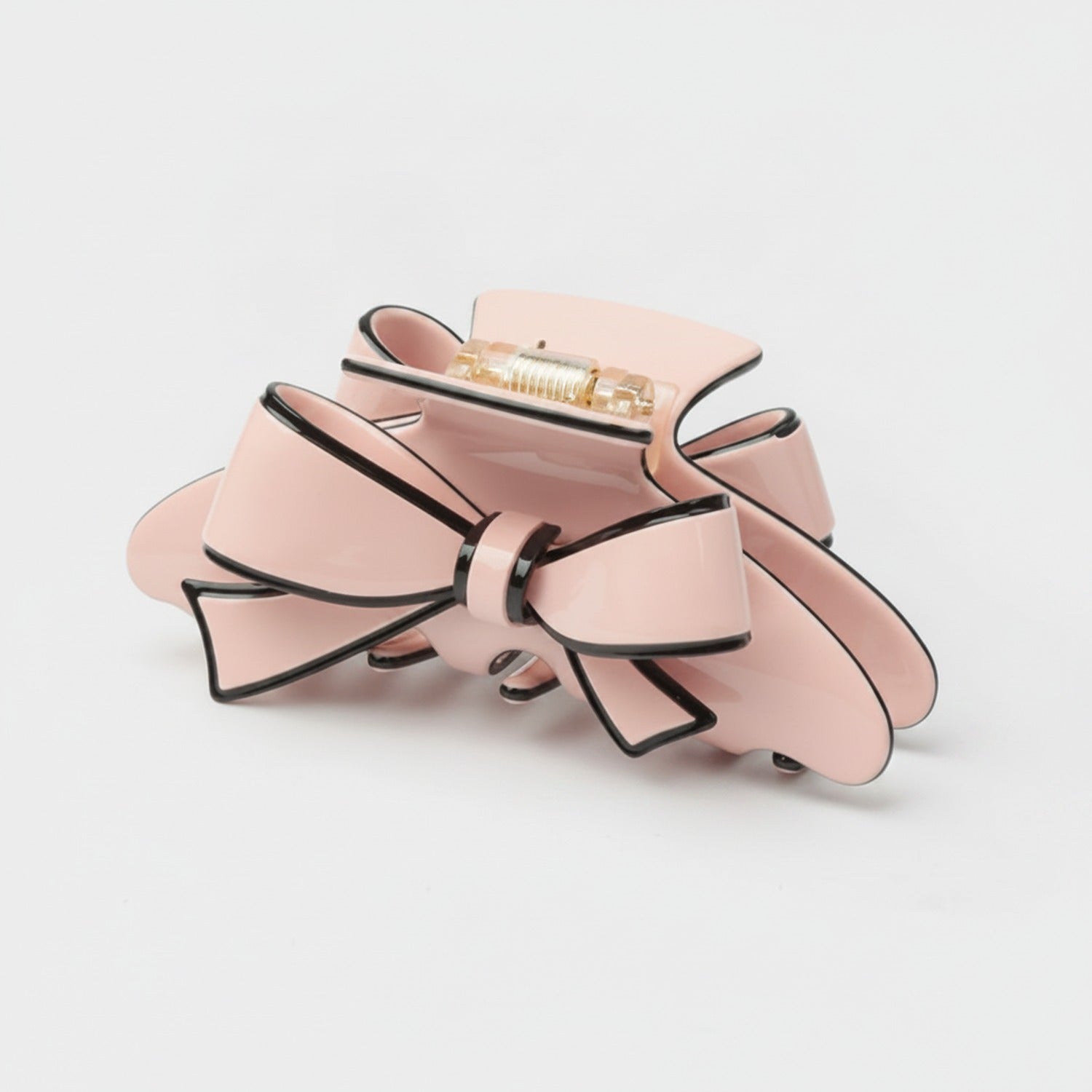 Bow Claw Hair Clip - Pink Bow