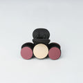 Tri-Sphere Hair Claw Clip - Small White & Pink Hair Clip
