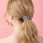 Twisted Spiral Clear Acrylic Hair Claw - TCB-981 Jelly Gray