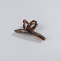 Tortoiseshell Hair Claw Clip With Bow – hair accessories (view 1)