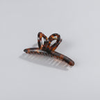 Tortoiseshell Hair Claw Clip With Bow – hair accessories (view 1)