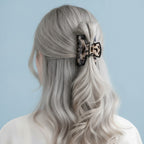 Tortoiseshell Hair Claw Clip - Cream Tortoiseshell
