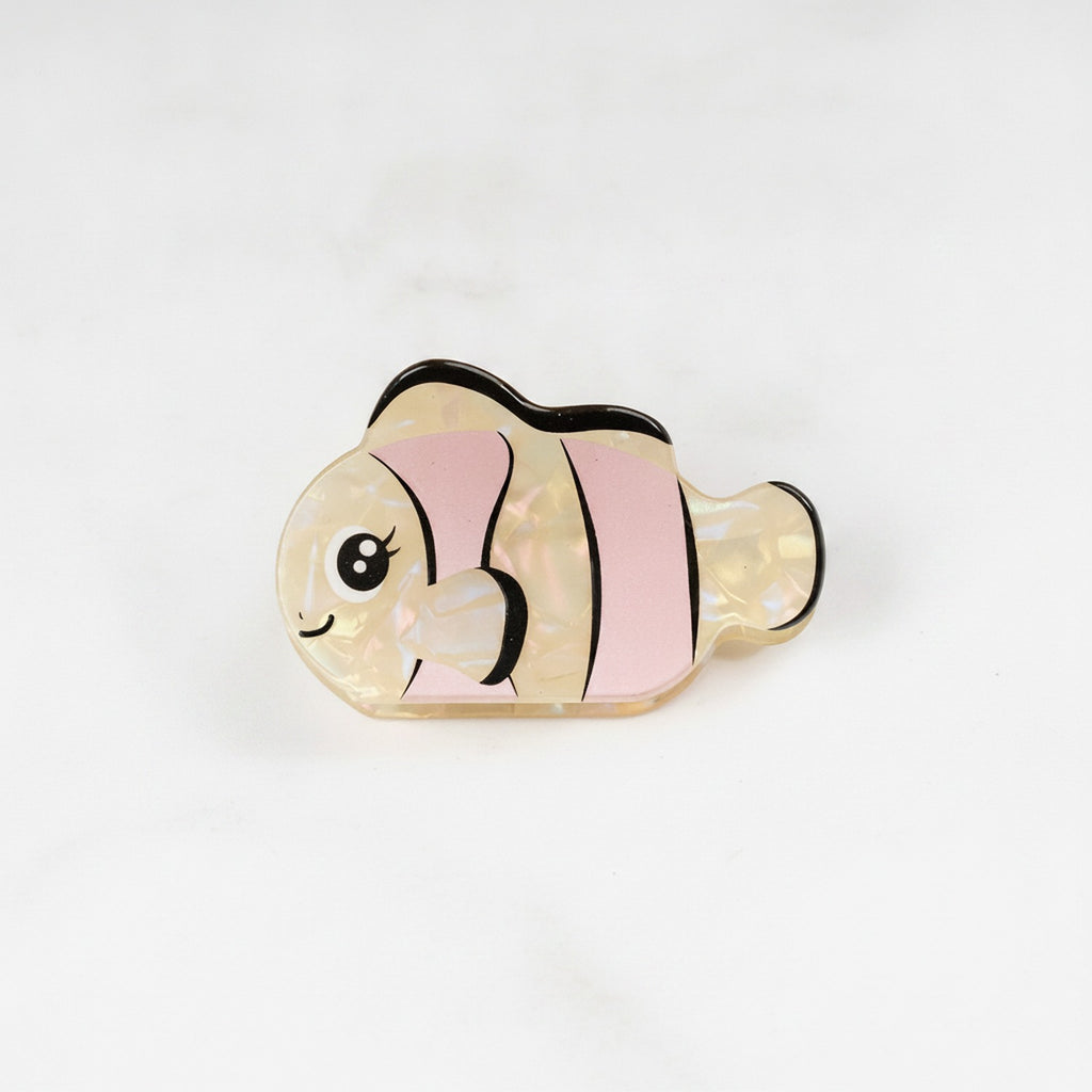 Pearl Clownfish Hair Claw Clip - Pink Pearl Clownfish #2 – hair accessories (view 2)