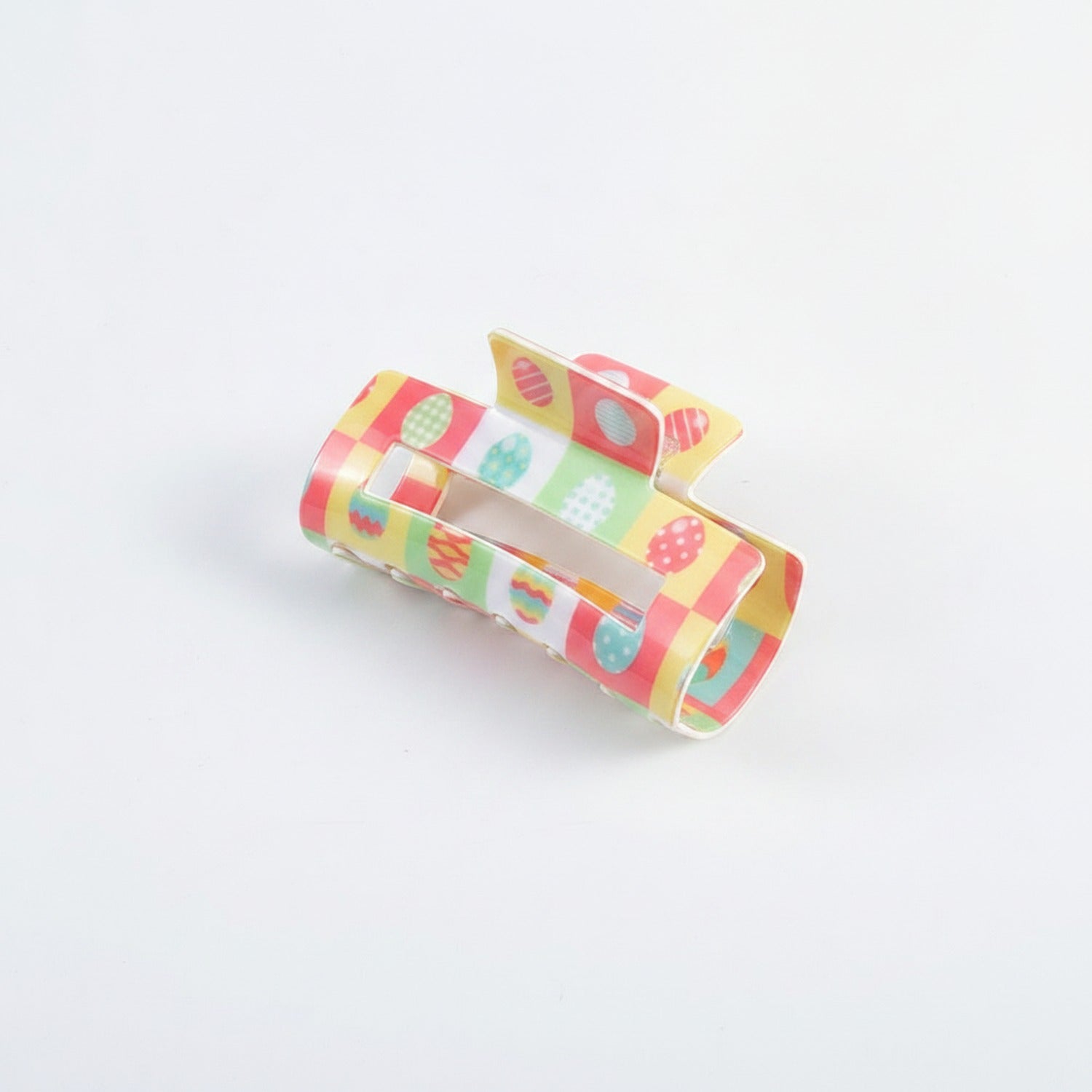 Easter Egg Colorblock Hair Claw Clip - Pastel Colorblock